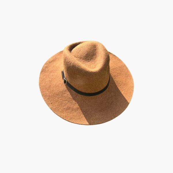 Bonnet baby alpaga marron